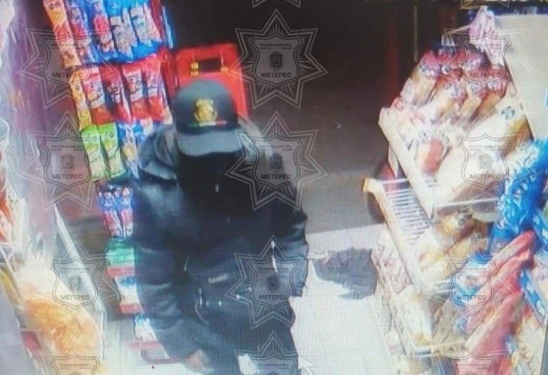 Cae asaltante de tiendas en Metepec