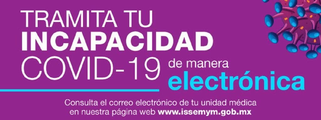 ISSEMyM abre registro para solicitar incapacidad por Covid en línea