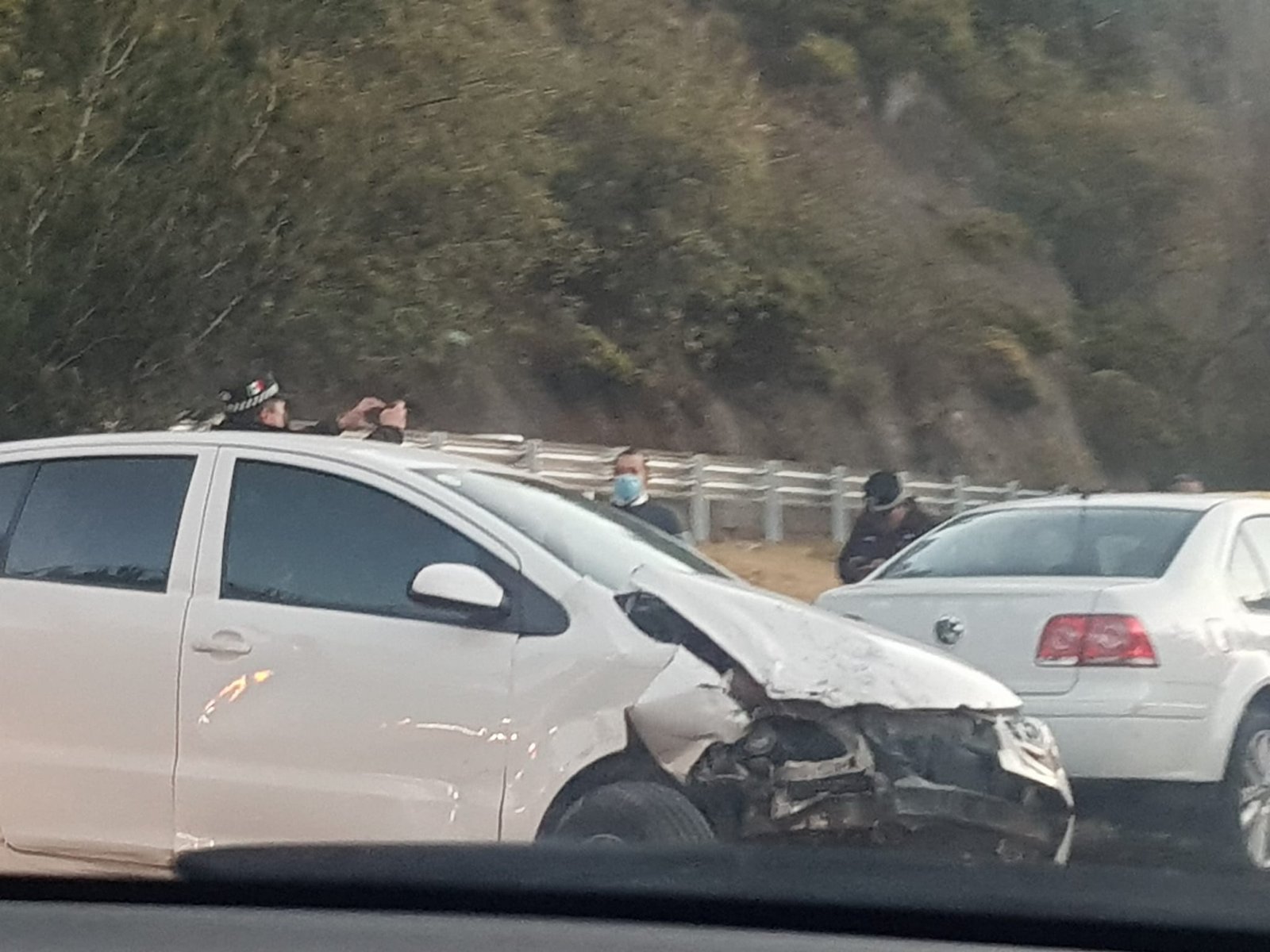 Al menos 8 vehículos involucrados en carambóla en la México-Toluca