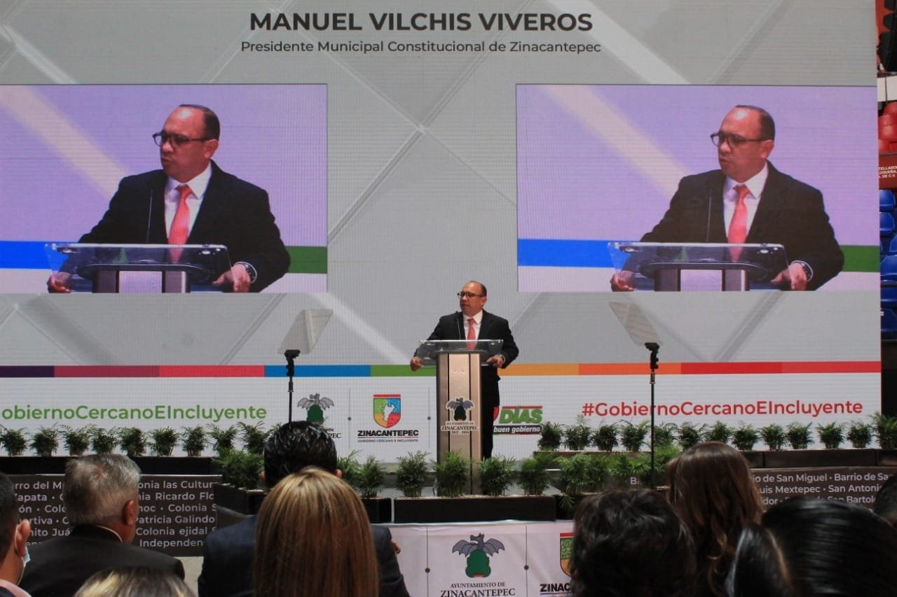 En 100 días, ya es notable el cambio en Zinacantepec