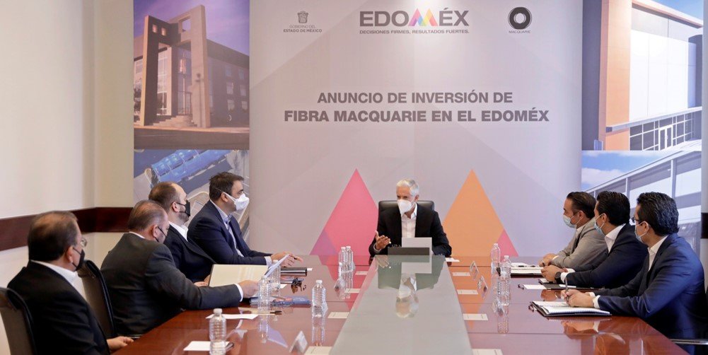 Anuncia Del Mazo inversión de Fibra Macquarie por 800 MDP en #Edoméx