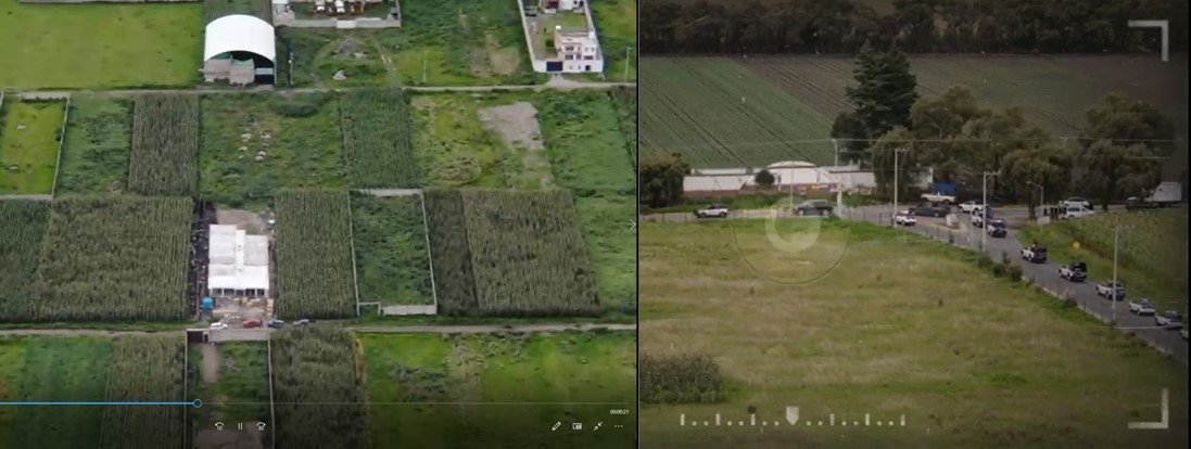 VIDEO: Con uso de Dron Táctico, Policía de #Metepec rescata a niña secuestrada