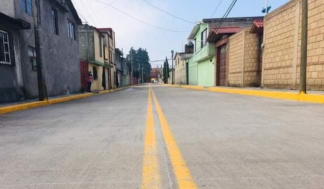 En #Zinacantepec Manuel Vilchis entrega pavimentación de la Calle Ignacio Allende