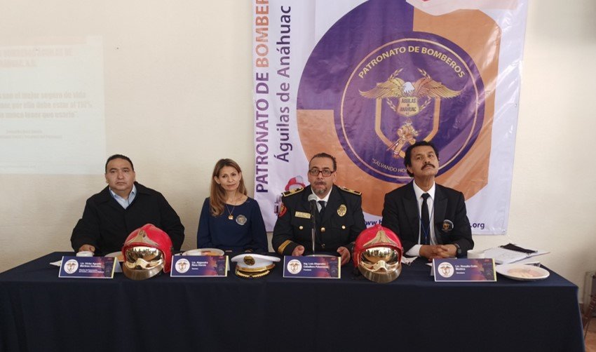 Crean patronato de Bomberos Águilas de Anáhuac