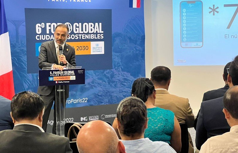 En París, nombran al alcalde de #Metepec como Embajador de ciudades sostenibles  