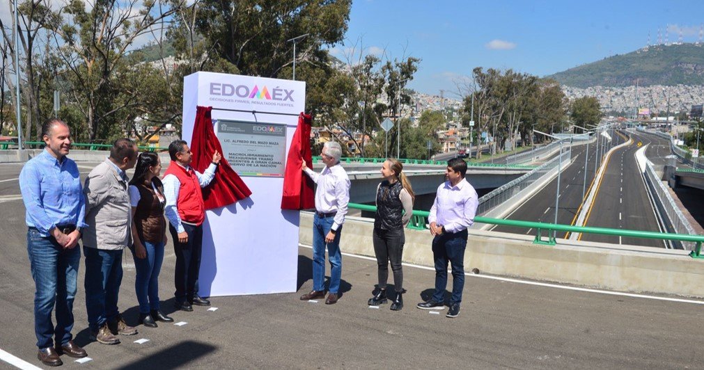 Gobernador Del Mazo inaugura Macrolibramiento Mexiquense tramo Insurgentes a Gran Canal y Siervo de la Nación