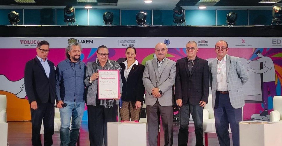 En el Marco de la #FILEM UAEMéx rindió homenaje a Margarita Monroy Herrera