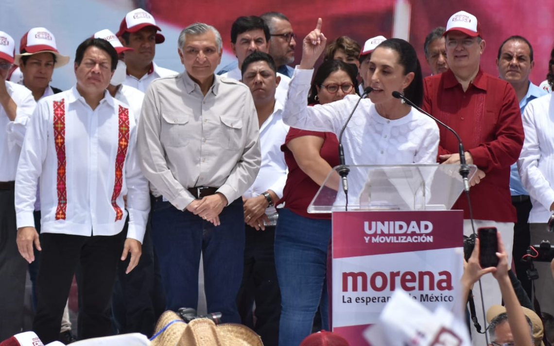 1.17 millones de pesos gastó Morena en mitin de junio en Toluca