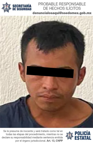 Cae sujeto que acababa de robar vehículo con violencia en Tenancingo