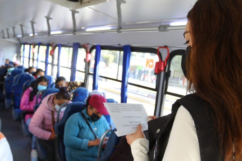 En #Ixtlahuaca transporte seguro para mujeres