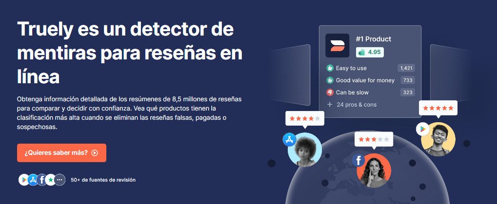 Comparar y comprar en línea excluyendo reseñas falsas, es posible con Truely