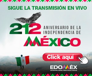 Sigue EN VIVO El grito de Independencia del Estado de México