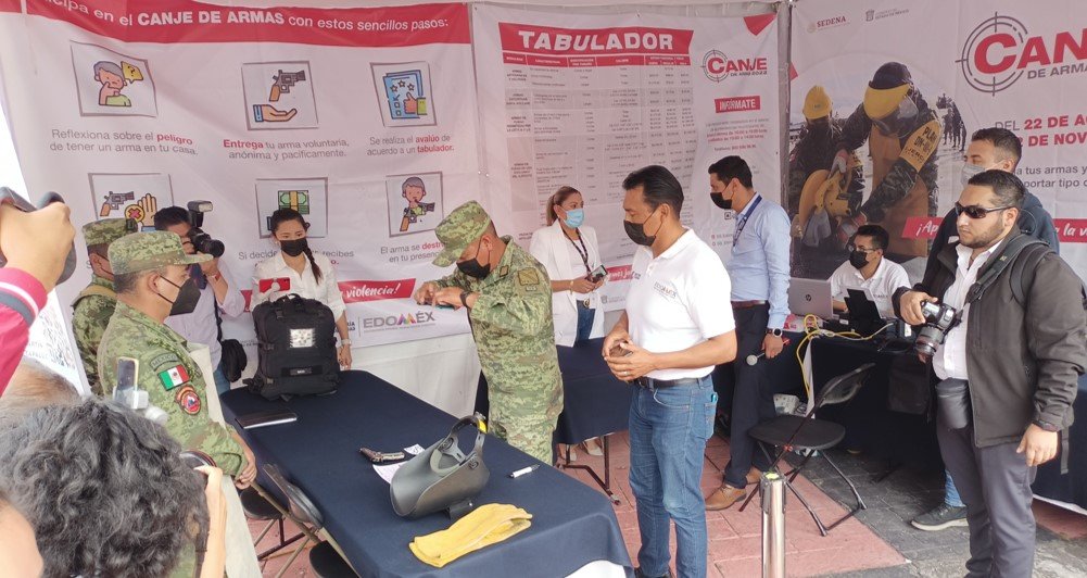 Inicia en #Toluca Programa Canje de Armas
