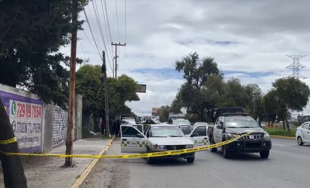 Ejecutan a taxista sobre av. López Mateos en Zinacantepec
