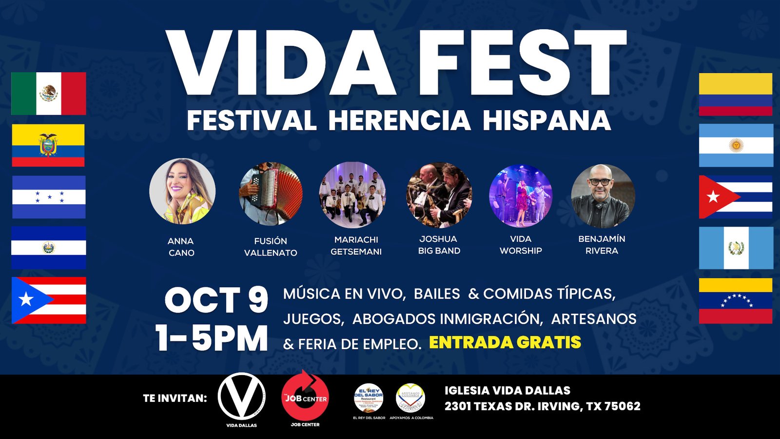 Festival de la Herencia Hispana en un Ambiente Familiar