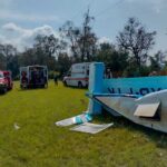 Dos mujeres y un niño sobreviven caída de avioneta en Valle de Bravo