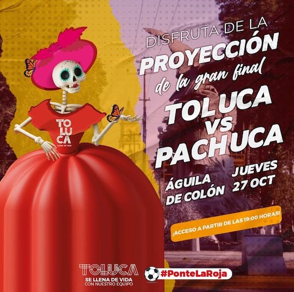 ¿No tienes boleto para la final? Instalan pantallas gigantes en El Águila de #Toluca