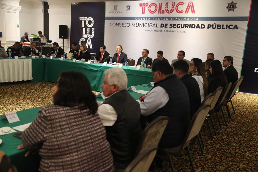 Trabajo coordinado, clave para seguridad en #Toluca