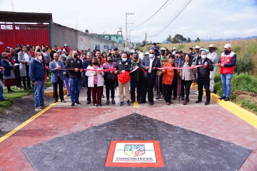 Manuel Vilchis Viveros entrega obra añorada y de gran impacto en #Zinacantepec