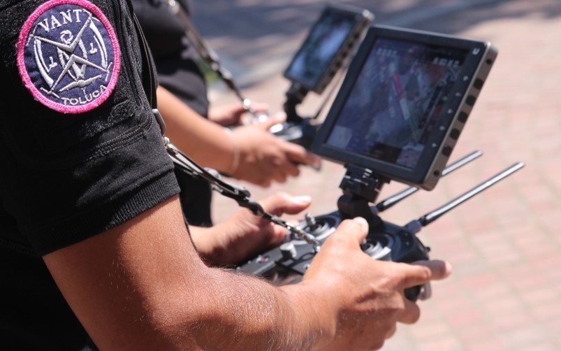 Policía de #Toluca con “ojos en el cielo”