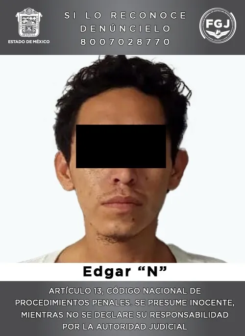 Capturado, sujeto que era buscado por asesinar a agente de la FGJEM