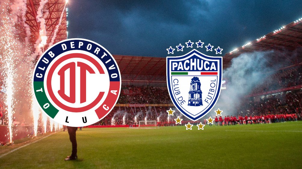 Así goleó Pachuca a Toluca 5 a 1 en la final de ida. VIDEOS