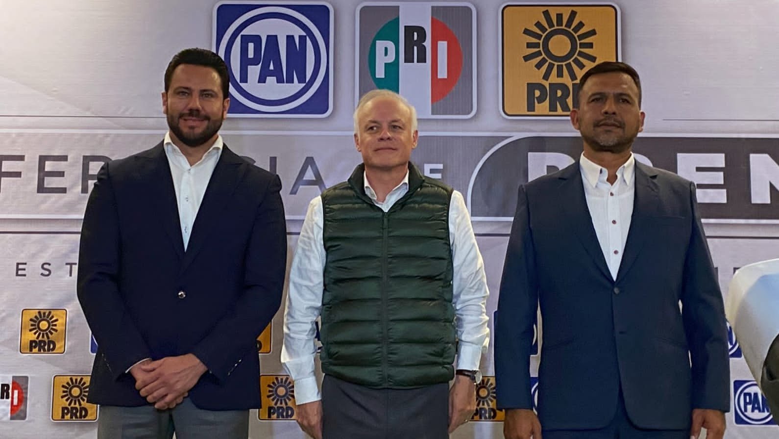 Anuncian PAN, PRI y PRD inicio de trabajos de alianza y gobierno de coalición con miras al 2023