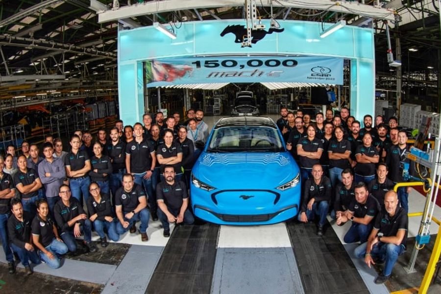Planta Ford en #Edoméx, llega a 150 mil autos eléctricos Mach-E producidos