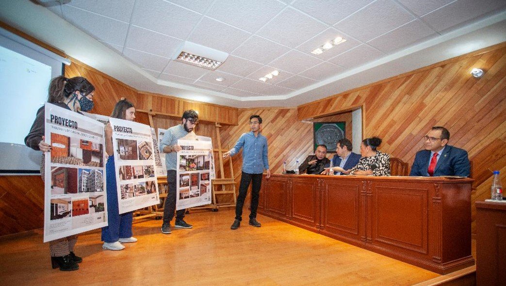 Alumnos UAEMéx presentan proyectos para la construcción de nuevas oficinas del TEEM 