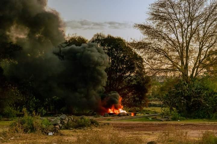 Adán Augusto mintió sobre incendio en manantial de Jilotepec; catástrofe continúa