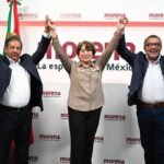 Delfina Gómez, precandidata única de Morena a la gubernatura del Edoméx