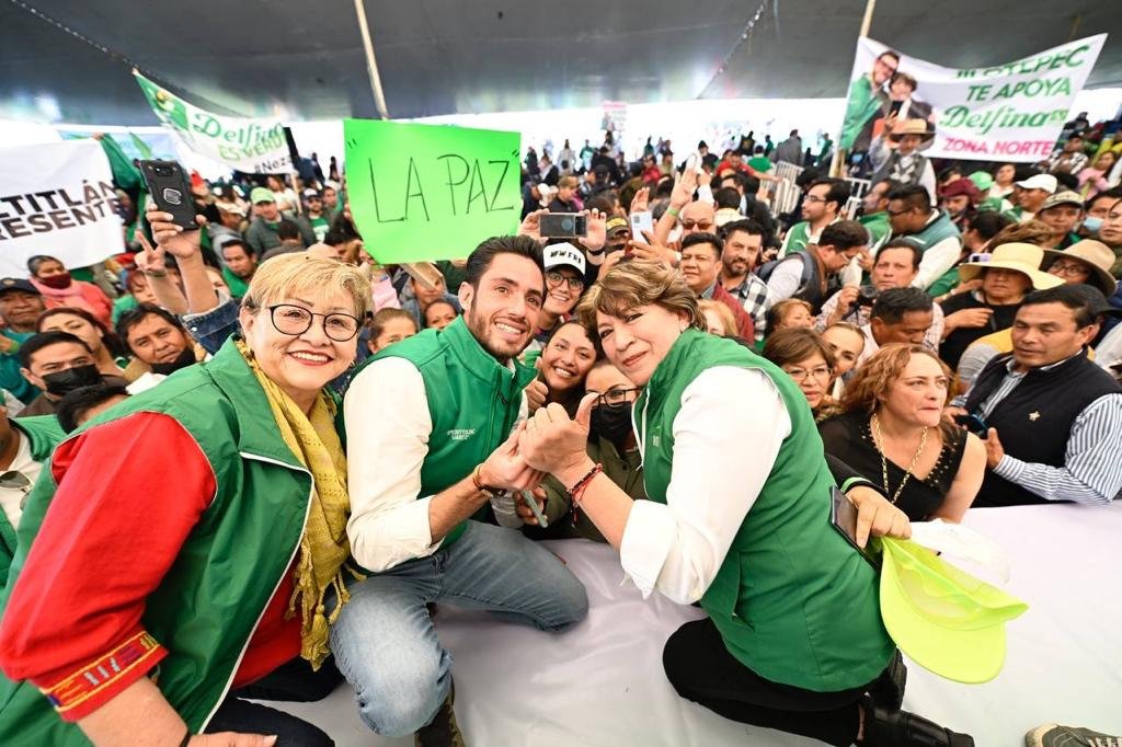 Habrá espacio para PVEM y PT en mi gobierno: Delfina Gómez