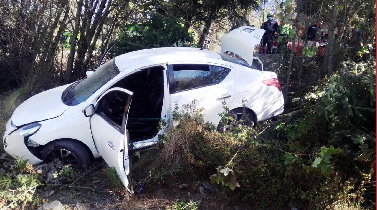 Adolescentes se accidentan en el Nevado de Toluca