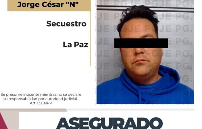 Capturan en Baja California Sur a sujeto que cometió secuestro en #IxtapanDeLaSal