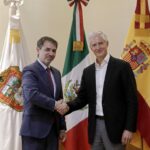Embajador de España se reúne con gobernador Del Mazo durante gira por Edomex