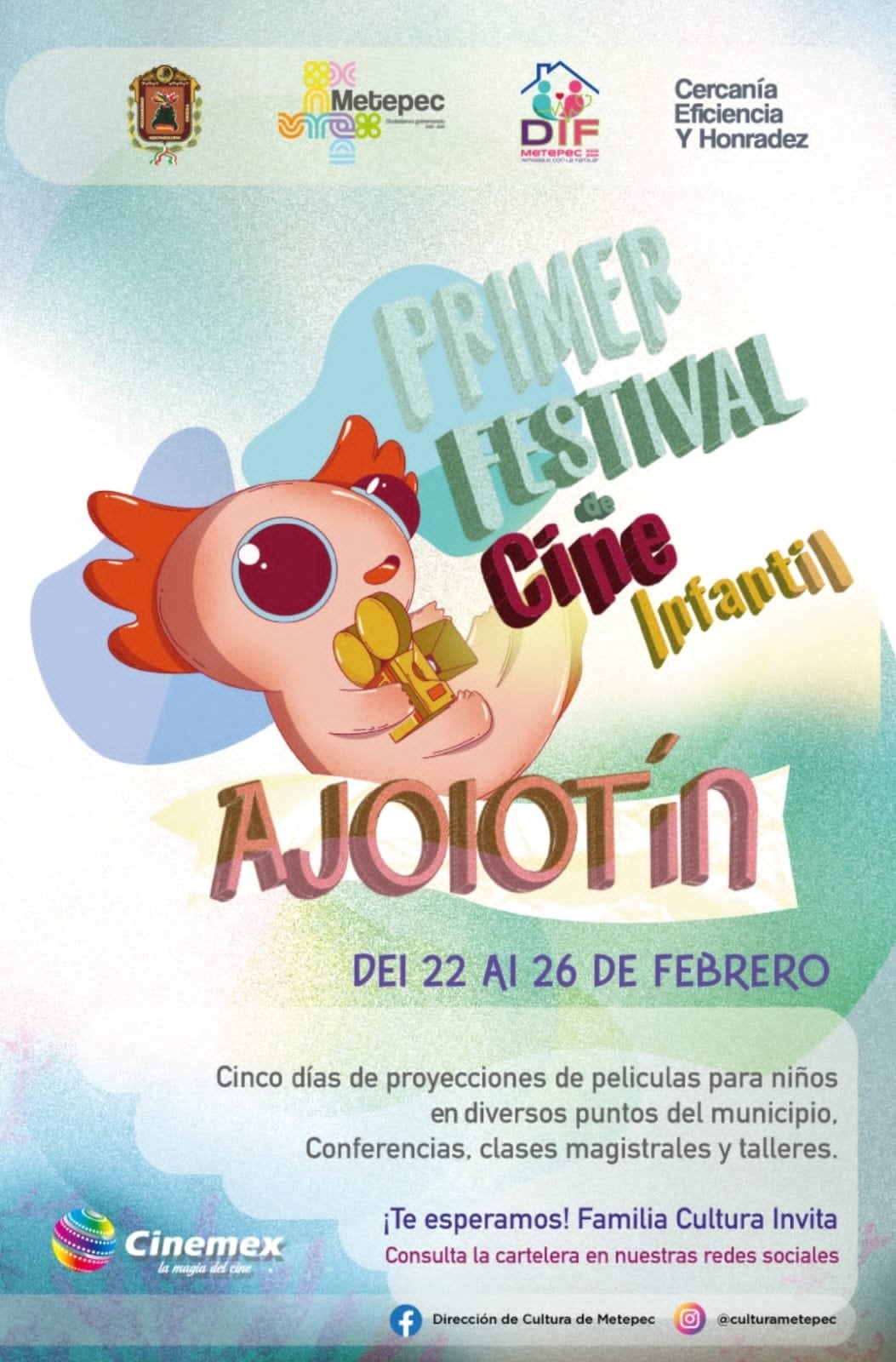 Primer Festival de Cine Infantil en #Metepec