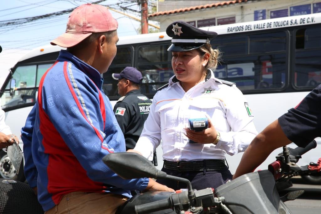 Suman 561 motonetas remitidas a corralón, en operativo contra ‘motorratones’ en #Toluca