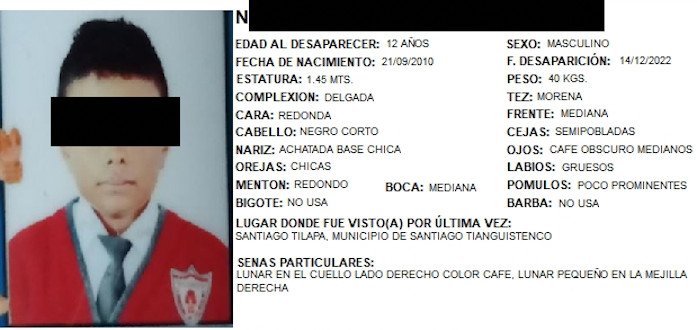 Localizan restos óseos en #Tianguistenco; serían de menor desaparecido. Exclusiva