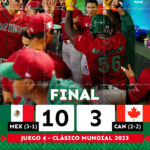 Histórico: México vence a Canadá, y avanza como 1º de grupo en el Clásico Mundial de Béisbol