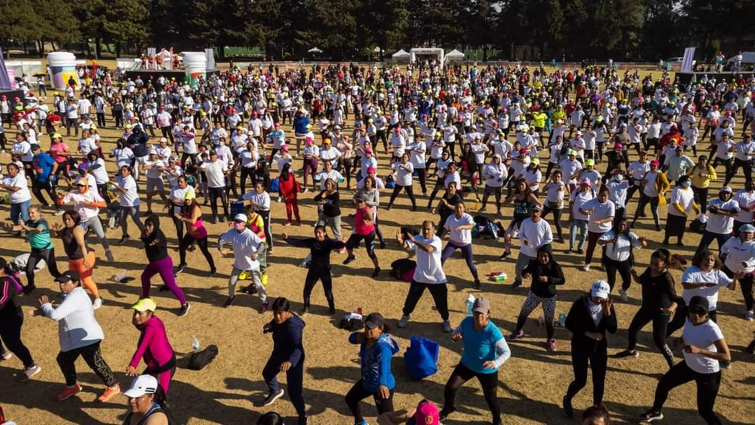 Más de 3 mil 500 personas participaron en campaña de activación física en #Toluca