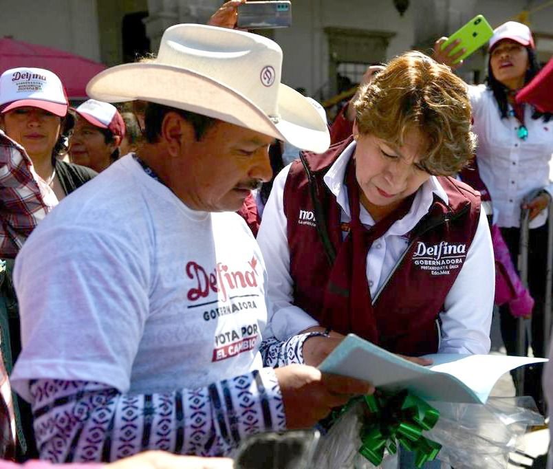 Delfina Gómez se compromete a impulsar producción de queso y leche local en visita a Polotitlán