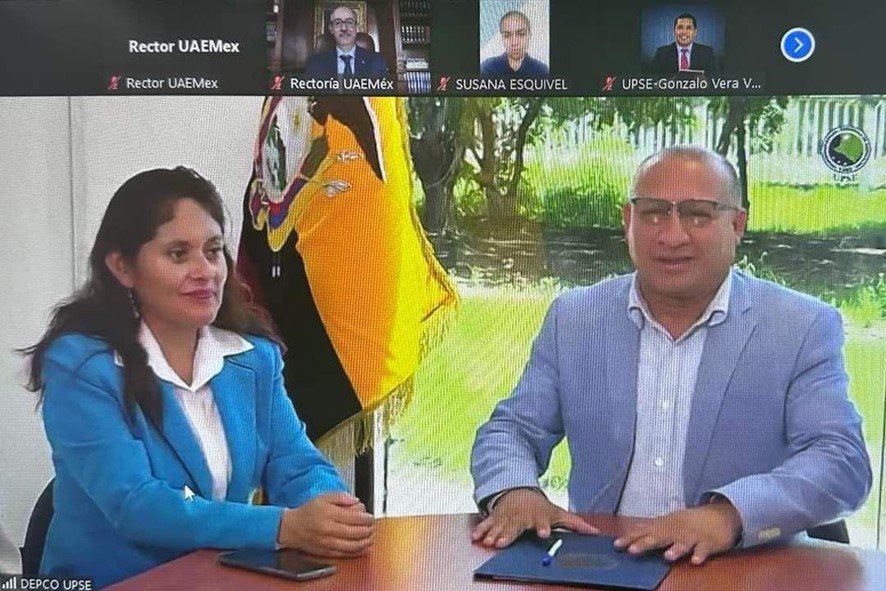 #UAEMéx y Universidad Estatal Península de Santa Elena, Ecuador, firman acuerdo de colaboración académica