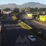 Cámaras del C5 captan accidente en curva de la Toluca-Tenango. Video