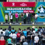 Raymundo Martínez inaugura Torneo "Dios Tolo" de Fútbol 7 y Tocho Bandera