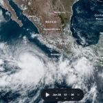 Adrián, ya es el primer huracán de la temporada en el Pacífico Mexicano
