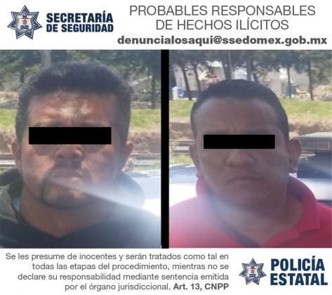 Capturan en #Toluca a sujetos buscados por robo con violencia