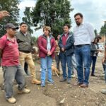 Delfina Gómez inspecciona rutas de evacuación del Popocatépetl