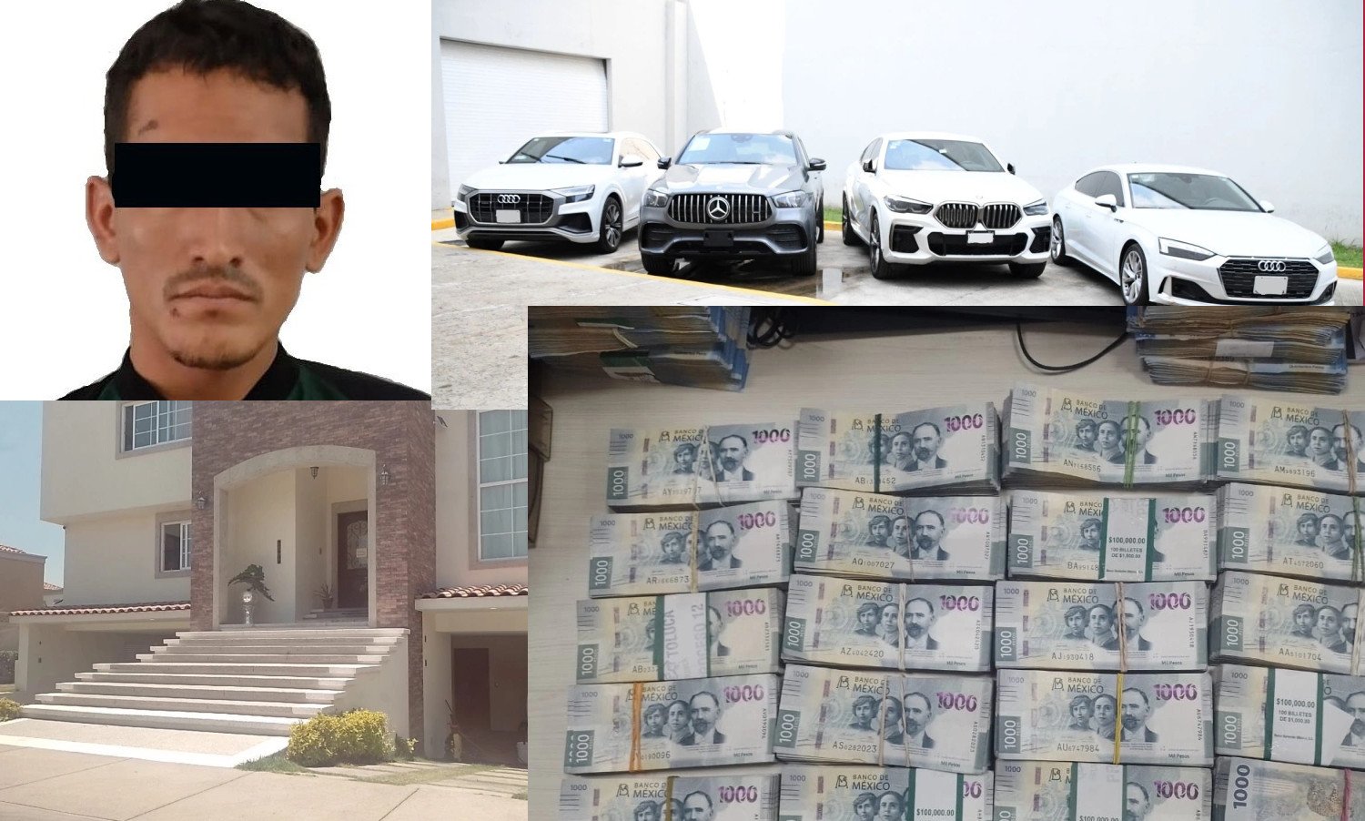 Decomiso masivo en Metepec; cae célula de ‘La FM’ dedicada a extorsión de empresarios