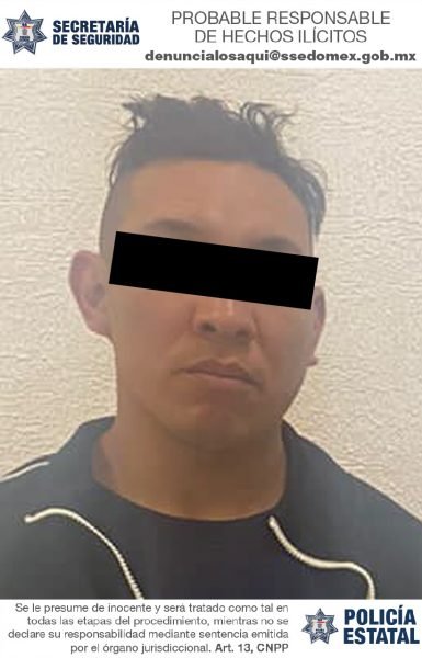 Cae sujeto por robo de vehículo con violencia en Cuautitlán Izcalli