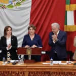 Al rendir protesta como gobernadora Delfina Gómez reitera que será un gobierno transparente